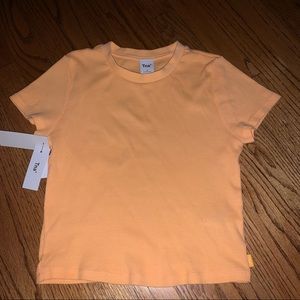 TNA ribbed crop tee size Medium